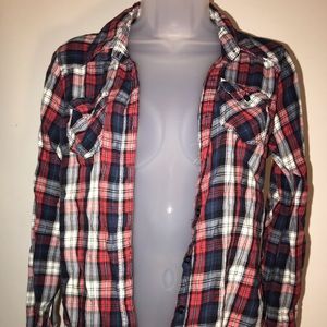 Red and Blue Plaid Flannel